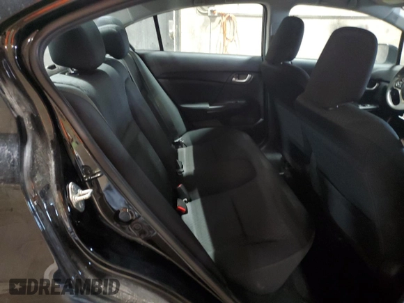 2015 Honda Civic LX with VIN 19XFB2F56FE066247, listed as a Copart auction lot 53263985 with 90,771 mi miles and Salvage Title. Bid and sale history available at carsss.com. Image 10.