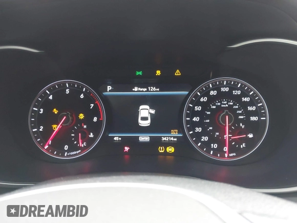 2019 Genesis G70 Advanced with VIN KMTG34LE7KU017931, listed as a IAAI auction lot 41863853 with 34,214 mi miles and . Bid and sale history available at DreamBid. Image 7.