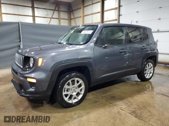 2023 Jeep Renegade Latitude с VIN ZACNJDB18PPP65815, выставлен на аукционе Copart как лот 58184205 с пробегом 39 481 миль миль и Чистый • Clean title. История ставок и продаж доступна на DreamBid. Изображение 1.