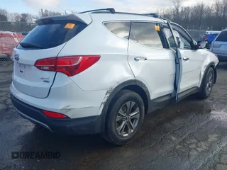 2014 Hyundai Santa Fe Sport with VIN 5XYZUDLB3EG168992, listed as a IAAI auction lot 41902206 with 1 mi miles. Bid and sale history available at carsss.com. Image 4.