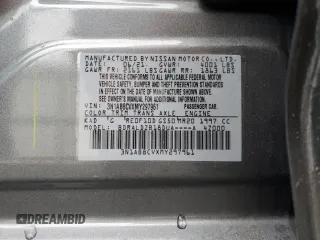 2021 Nissan Sentra SV z VIN 3N1AB8CVXMY297961, wystawiony jako Copart lot #57107045 z przebiegiem 39 533 mil mil oraz Szkoda całkowita • Salvage title. Historia ofert i sprzedaży dostępna na DreamBid. Obrazek 12.