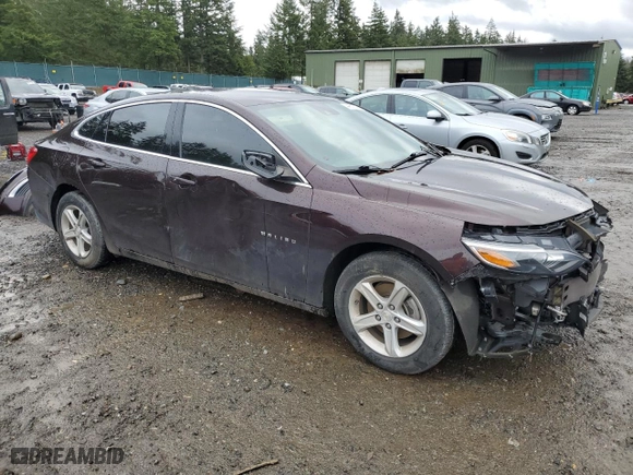 2020 Chevrolet Malibu LS with VIN 1G1ZC5ST7LF107995, listed as a Copart auction lot 44603745 with 66,034 mi miles and Salvage Title. Bid and sale history available at carsss.com. Image 4.