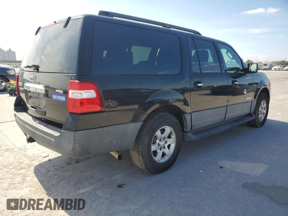 2007 Ford Expedition EL XLT with VIN 1FMFK15527LA78766, listed as a Copart auction lot 73473384 with 202,676 mi miles and Salvage Title. Bid and sale history available at carsss.com. Image 3.