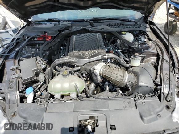 2022 Ford Mustang GT with VIN 1FA6P8CF0N5122488, listed as a Copart auction lot 55222715 with 11,764 mi miles and Salvage title. Bid and sale history available at DreamBid. Image 11.