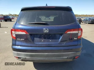 2019 Honda Pilot LX with VIN 5FNYF5H1XKB026833, listed as a Copart auction lot 47448165 with 92,370 mi miles and Clean Title. Bid and sale history available at DreamBid. Image 6.