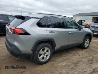 2021 Toyota RAV4 Hybrid XLE with VIN 4T3RWRFV7MU048075, listed as a Copart auction lot 62826975 with 63,347 mi miles and Clean title. Bid and sale history available at DreamBid. Image 3.