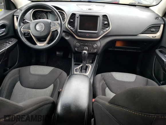 2014 Jeep Cherokee Latitude with VIN 1C4PJLCSXEW320764, listed as a Copart auction lot 83899244 with 140,904 mi miles and Salvage Title. Bid and sale history available at carsss.com. Image 8.