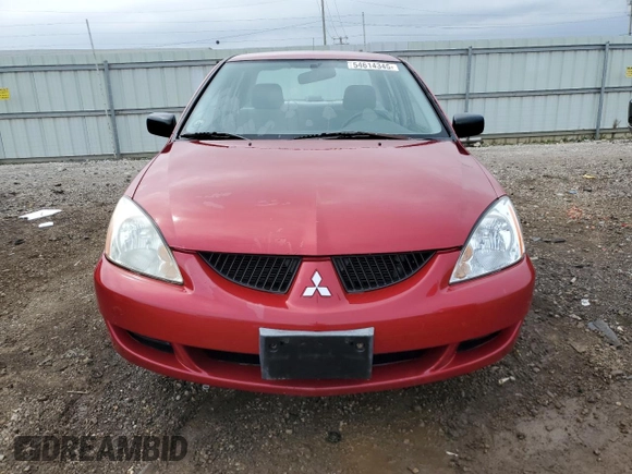 2005 Mitsubishi Lancer ES z VIN JA3AJ26E45U004941, wystawiony jako Copart lot #54614345 z przebiegiem 95 589 mil mil oraz Szkoda całkowita • Salvage title. Historia ofert i sprzedaży dostępna na DreamBid. Obrazek 5.