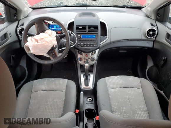 2015 Chevrolet Sonic LS with VIN 1G1JA6SG2F4182793, listed as a Copart auction lot 43841065 with 63,195 mi miles and Salvage title. Bid and sale history available at DreamBid. Image 8.