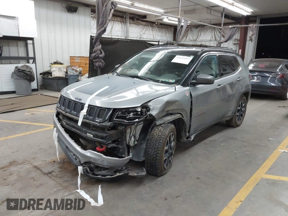 2020 Jeep Compass Trailhawk with VIN 3C4NJDDB7LT203447, listed as a IAAI auction lot 42637452 with 113,896 mi miles and . Bid and sale history available at DreamBid. Image 6.