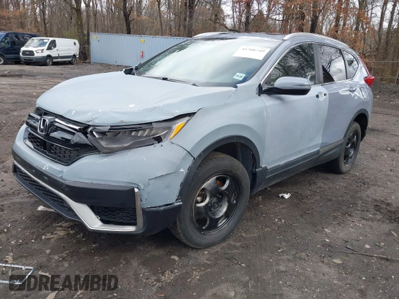 2021 Honda CR-V Touring with VIN 2HKRW2H90MH680172, listed as a IAAI auction lot 41708749 with 26,619 mi miles. Bid and sale history available at carsss.com. Image 17.