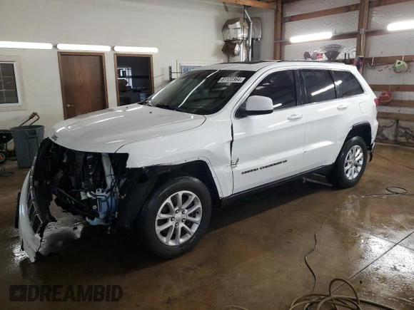 2022 Jeep Grand Cherokee WK Laredo X with VIN 1C4RJFAG0NC144754, listed as a Copart auction lot 81122364 with 41,701 mi miles and Salvage Title. Bid and sale history available at carsss.com. Image 1.