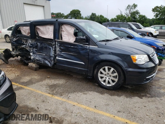 2014 Chrysler Town & Country Touring with VIN 2C4RC1BG9ER435272, listed as a Copart auction lot 57973154 with 190,381 mi miles and Non Repairable. Bid and sale history available at carsss.com. Image 4.