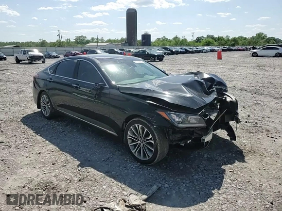 2017 Genesis G80 3.8L z VIN KMHGN4JEXHU175292, wystawiony jako Copart lot #51922895 z przebiegiem Nie podano mil oraz Szkoda całkowita • Salvage title. Historia ofert i sprzedaży dostępna na DreamBid. Obrazek 10.