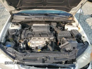 2008 Kia Spectra EX with VIN KNAFE121585527082, listed as a Copart auction lot 69188664 with 201,871 mi miles and Salvage Title. Bid and sale history available at carsss.com. Image 12.