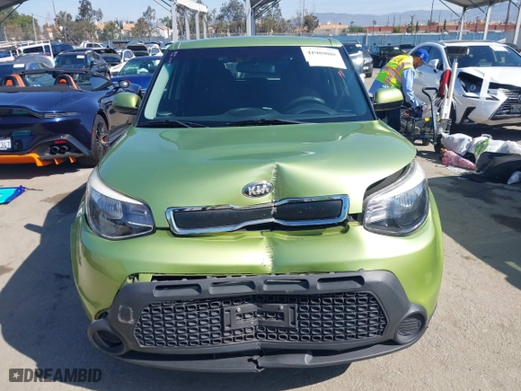 2015 Kia Soul with VIN KNDJN2A28F7812907, listed as a IAAI auction lot 41989088 with 75,258 mi miles. Bid and sale history available at carsss.com. Image 12.