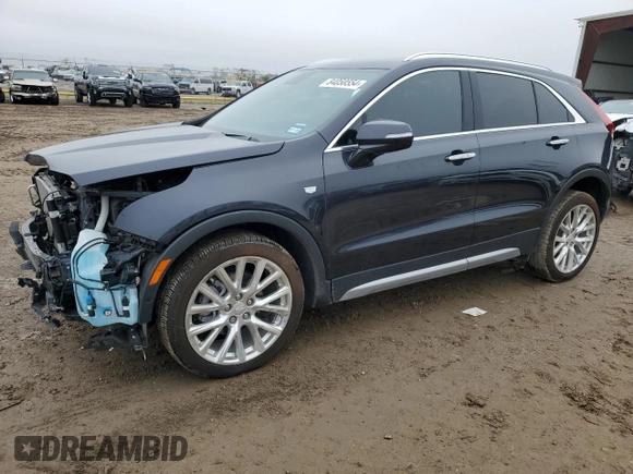 2022 Cadillac XT4 AWD Premium Luxury with VIN 1GYFZDR42NF147920, listed as a Copart auction lot 84058554 with 12,145 mi miles and Salvage Title. Bid and sale history available at carsss.com. Image 1.