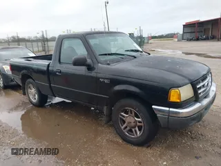 2003 Ford Ranger XL with VIN 1FTYR10D43PA35198, listed as a IAAI auction lot 41555955 with 209,794 mi miles. Bid and sale history available at carsss.com. Image 1.