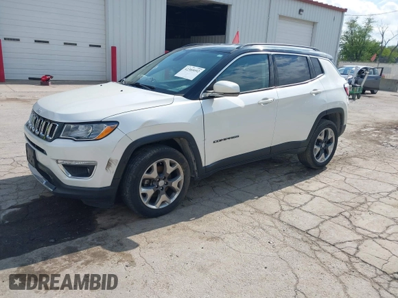 2018 Jeep Compass Limited с VIN 3C4NJDCB5JT354348, выставлен на аукционе IAAI как лот 42385092 с пробегом 78 469 миль миль и . История ставок и продаж доступна на DreamBid. Изображение 2.