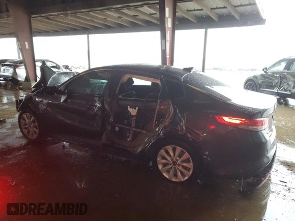 2016 Kia Optima EX with VIN 5XXGU4L34GG011365, listed as a Copart auction lot 43855975 with 110,313 mi miles and Non Repairable. Bid and sale history available at carsss.com. Image 2.