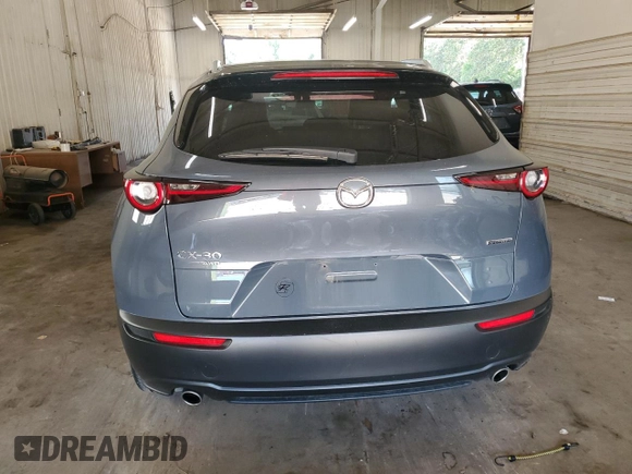 2023 Mazda CX-30 S Preferred with VIN 3MVDMBCM0PM575057, listed as a Copart auction lot 63506665 with 47,556 mi miles and Salvage title. Bid and sale history available at DreamBid. Image 6.