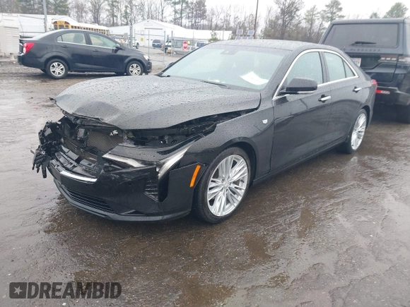 2024 Cadillac CT4 Premium Luxury with VIN 1G6DB5RK3R0106665, listed as a IAAI auction lot 41865633 with 38,920 mi miles. Bid and sale history available at carsss.com. Image 17.