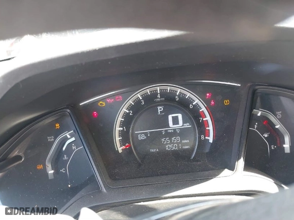2017 Honda Civic Hatchback LX with VIN SHHFK7H27HU223750, listed as a IAAI auction lot 41704665 with 155,159 mi miles. Bid and sale history available at carsss.com. Image 7.
