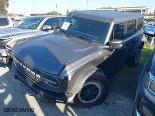 2023 Ford Bronco with VIN 1FMEE5DP5PLB74663, listed as a IAAI auction lot 41664201 with 10,596 mi miles. Bid and sale history available at carsss.com. Image 17.