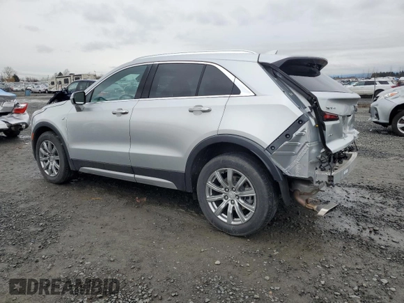 2021 Cadillac XT4 AWD Premium Luxury with VIN 1GYFZDR46MF069253, listed as a Copart auction lot 43747435 with 27,518 mi miles and Salvage Title. Bid and sale history available at carsss.com. Image 2.