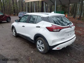 2024 Nissan Kicks S with VIN 3N1CP5BV1RL576973, listed as a IAAI auction lot 41790386 with 22,974 mi miles. Bid and sale history available at carsss.com. Image 3.