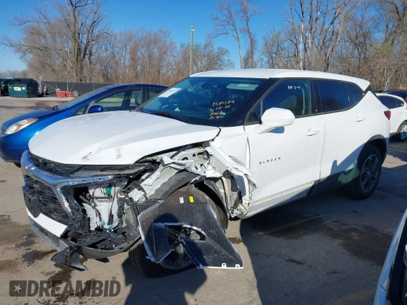 2025 Chevrolet Blazer LT with VIN 3GNKBHR41SS150662, listed as a IAAI auction lot 41842035 with 9,087 mi miles and . Bid and sale history available at DreamBid. Image 13.