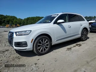 2018 Audi Q7 Premium Plus with VIN WA1LAAF74JD003962, listed as a Copart auction lot 58905025 with 121,089 mi miles and Salvage title. Bid and sale history available at DreamBid. Image 1.