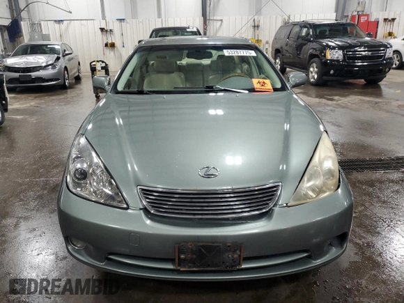 2006 Lexus ES 350 with VIN JTHBA30G665154825, listed as a Copart auction lot 53287775 with 209,694 mi miles and Salvage Title. Bid and sale history available at DreamBid. Image 5.