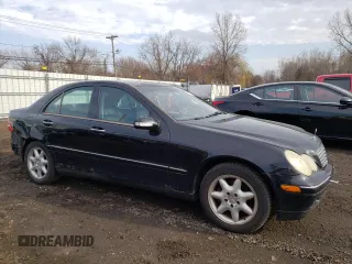 2003 Mercedes-Benz C 240 with VIN WDBRF61J83E013424, listed as a Copart auction lot 51279935 with 266,939 mi miles and Salvage Title. Bid and sale history available at carsss.com. Image 4.