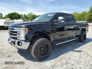2021 Ford Super Duty F-250 SRW XL with VIN 1FT7W2BT1MEC51277, listed as a Copart auction lot 54199165 with 99,324 mi miles and Salvage Title. Bid and sale history available at carsss.com. Image 1.
