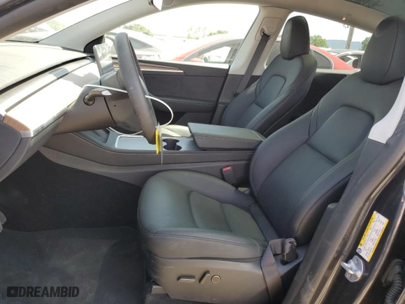 2024 Tesla Model Y Long Range with VIN 7SAYGDEE6RF160816, listed as a Copart auction lot 53106635 with 0 mi miles and Salvage Title. Bid and sale history available at carsss.com. Image 7.