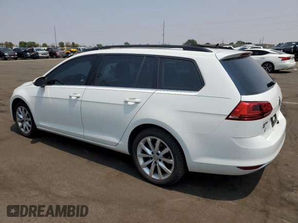 2017 Volkswagen Golf SportWagen S with VIN 3VWC17AU9HM503584, listed as a Copart auction lot 64695784 with 77,132 mi miles and Salvage Title. Bid and sale history available at carsss.com. Image 2.