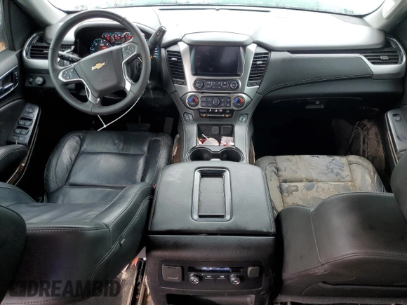 2018 Chevrolet Tahoe LT with VIN 1GNSCBKC5JR356791, listed as a Copart auction lot 55044675 with 125,616 mi miles and Salvage title. Bid and sale history available at DreamBid. Image 8.