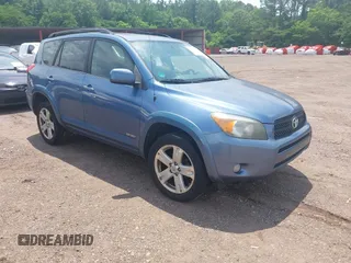 2007 Toyota RAV4 Sport with VIN JTMBD32V676049900, listed as a IAAI auction lot 42310343 with 278,705 mi miles and . Bid and sale history available at DreamBid. Image 1.