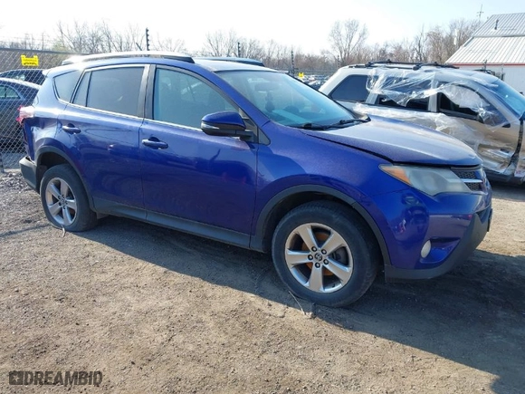 2015 Toyota RAV4 XLE with VIN 2T3RFREV6FW343687, listed as a IAAI auction lot 42024522 with 183,852 mi miles. Bid and sale history available at carsss.com. Image 1.