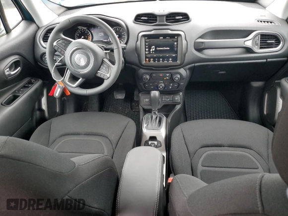 2022 Jeep Renegade Latitude with VIN ZACNJDB14NPN73109, listed as a Copart auction lot 55473465 with 17,022 mi miles and Salvage title. Bid and sale history available at DreamBid. Image 8.