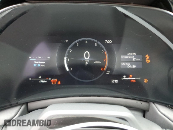 2024 Lexus TX 350 with VIN 5TDAAAB61RS015089, listed as a Copart auction lot 55833525 with 1,790 mi miles and Salvage title. Bid and sale history available at DreamBid. Image 9.