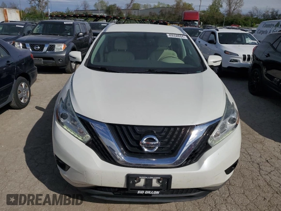 2016 Nissan Murano S with VIN 5N1AZ2MH6GN121985, listed as a Copart auction lot 49558604 with 144,830 mi miles and Salvage Title. Bid and sale history available at carsss.com. Image 5.