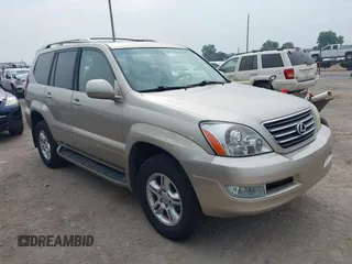 2005 Lexus GX 470 z VIN JTJBT20X150086710, wystawiony jako IAAI lot #42454841 z przebiegiem 207 464 mil mil oraz . Historia ofert i sprzedaży dostępna na DreamBid. Obrazek 1.