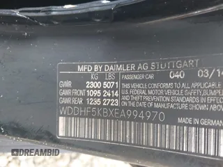 2014 Mercedes-Benz E 350 Sport с VIN WDDHF5KBXEA994970, выставлен на аукционе IAAI как лот 41499228 с пробегом Не указан миль и . История ставок и продаж доступна на DreamBid. Изображение 9.