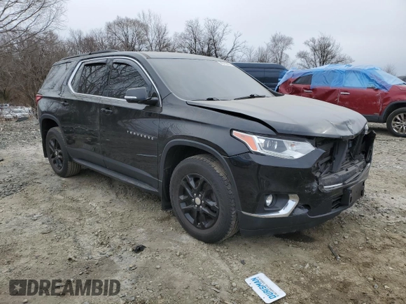 2019 Chevrolet Traverse LT Cloth with VIN 1GNERGKW4KJ125125, listed as a Copart auction lot 45719905 with 55,281 mi miles and Salvage Title. Bid and sale history available at carsss.com. Image 4.