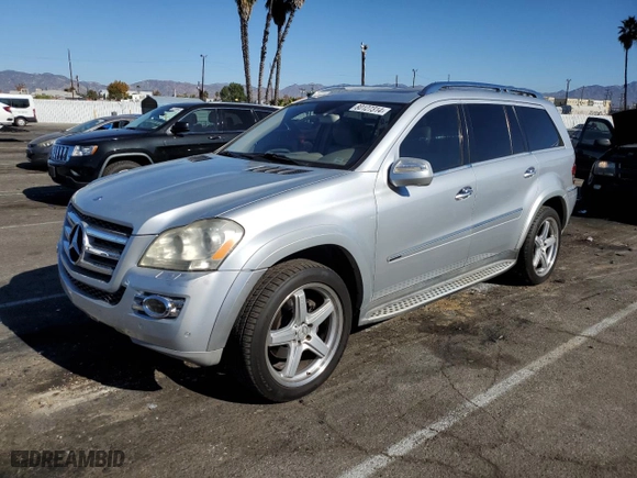 2009 Mercedes-Benz GL-Class 5.5L with VIN 4JGBF86E79A448926, listed as a Copart auction lot 80127314 with 108,413 mi miles and Salvage Title. Bid and sale history available at carsss.com. Image 1.