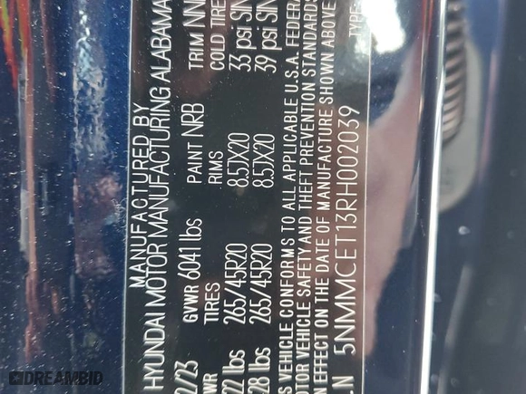 2024 Genesis Electrified GV70 Advanced with VIN 5NMMCET13RH002039, listed as a Copart auction lot 69176804 with 7,517 mi miles and Salvage Title. Bid and sale history available at carsss.com. Image 14.
