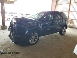 2018 Ford Explorer XLT with VIN 1FM5K8D88JGA56464, listed as a Copart auction lot 61979675 with 63,465 mi miles and Salvage title. Bid and sale history available at DreamBid. Image 1.