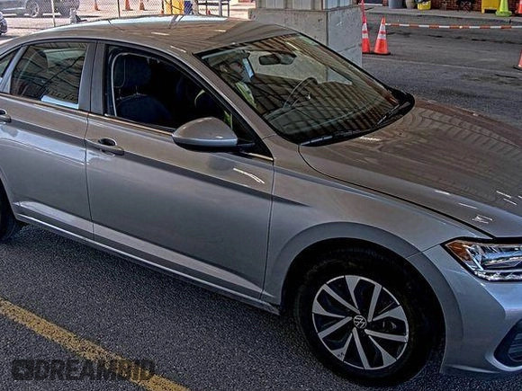 2024 Volkswagen Jetta S with VIN 3VW5M7BU4RM076556, listed as a IAAI auction lot 42852862 with 20,106 mi miles and . Bid and sale history available at DreamBid. Image 4.